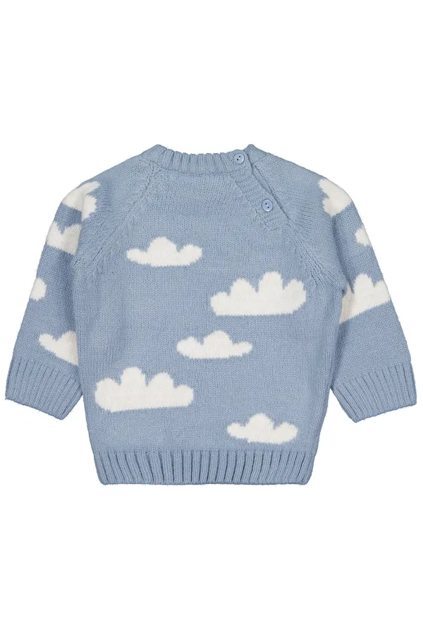 Baby Sweater 0-24 Months Blue - Pack