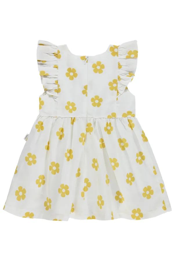 Baby Jumpsuit and Dress 0-24 Months Soft Mustard - Pack
