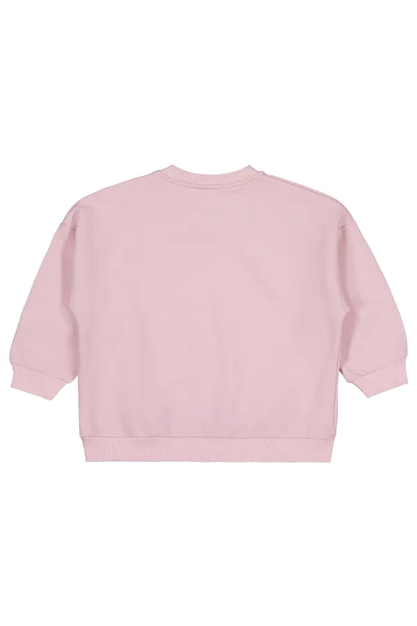 Sweat-shirt bébé 0-24 mois rose pastel - Emballage