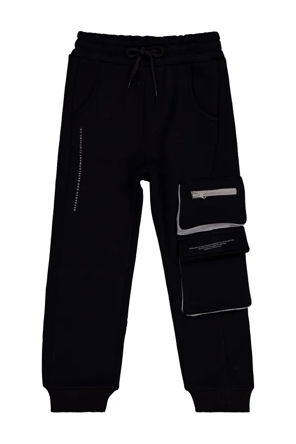 Bas de survêtement garçon 6-9 ans Noir - Lot