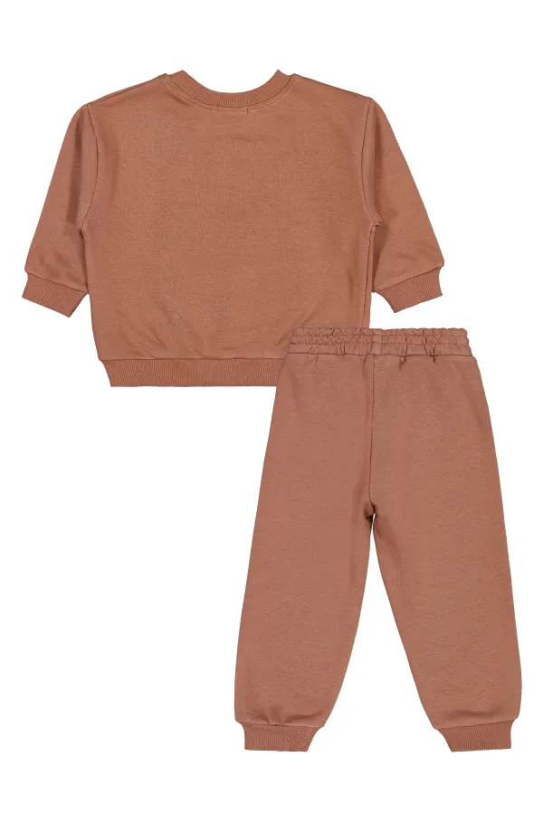 Ensemble de survêtement garçon 2-5 ans marron - Emballage