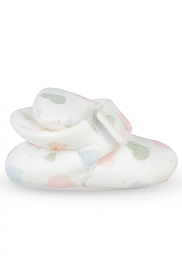Chaussons bébé pointure 18-21 écru - Emballage