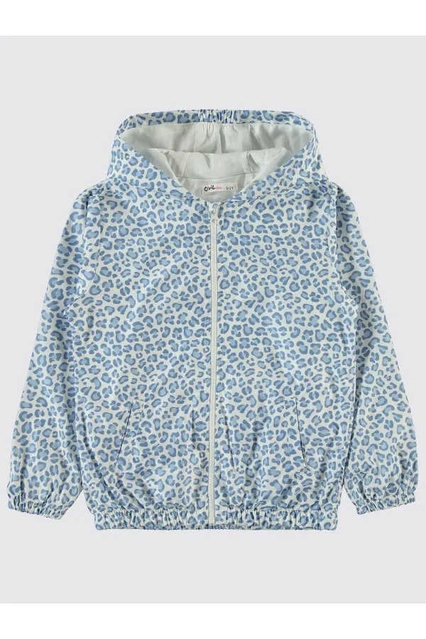 Kız Çocuk Yağmurluk 10-13 Yaş Mavi - Paket