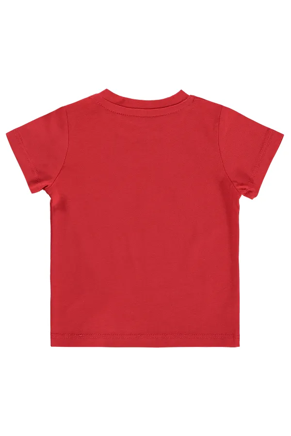 Baby T-Shirt 0-24 Months Dark Coral - Package