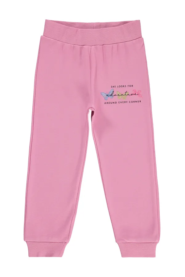 Pantalon de survêtement pour fille, 2-5 ans, rose pâle - Lot