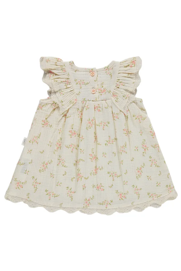 Bebek Jile ve Elbise 0-24 Ay Krem - Paket