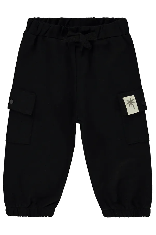 Baby Sweatpants 0-24 Months Black - Pack