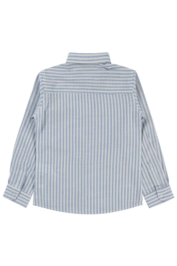 T-shirt garçon, 10-13 ans, bleu - Lot