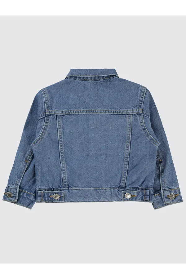 Veste bleue pour fille de 2 à 5 ans - Emballage