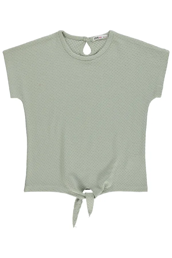 Girls' T-shirt, Ages 10-13, Light Green - Pack