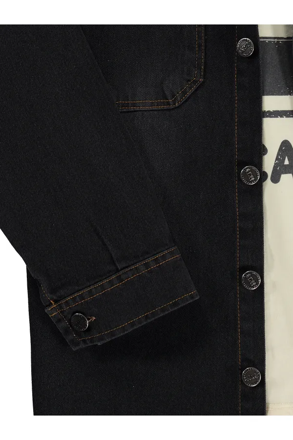 Ensemble chemise garçon, 10-13 ans, gris foncé - Emballage