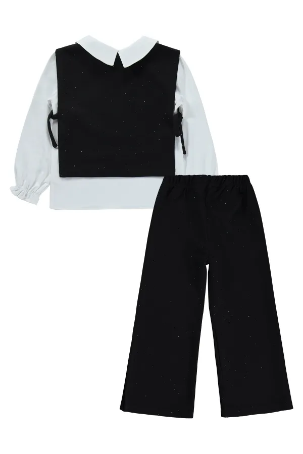 Kız Çocuk Takım 6-9 Yaş Siyah - Paket