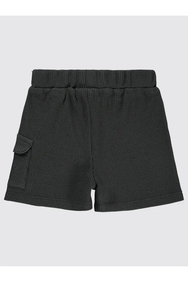 Bebek Şort 0-24 Ay Antrasit - Paket