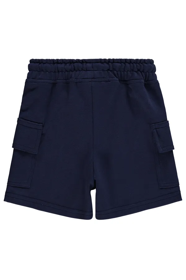 Pantalon Capri garçon, 2-5 ans, bleu marine - Lot
