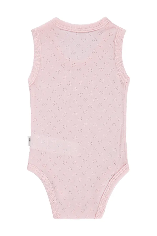 Body bébé à boutons-pression 0-24 mois rose clair - Emballage