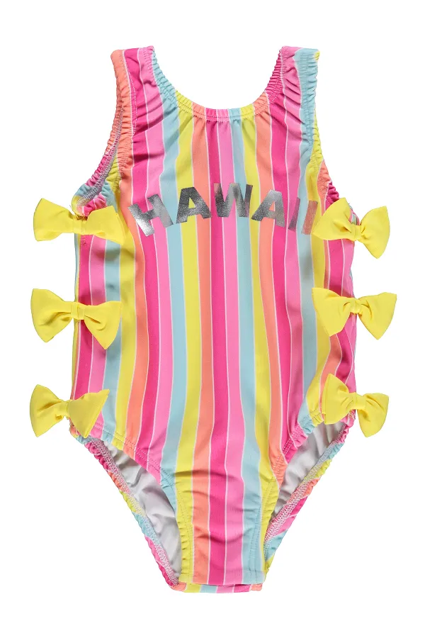Kız Çocuk Mayo Set 6-13 Yaş Pembe - Paket