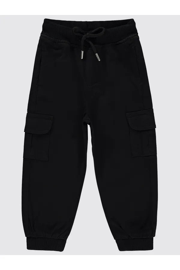Boy's Trousers 2-5 Years Old Black - Pack