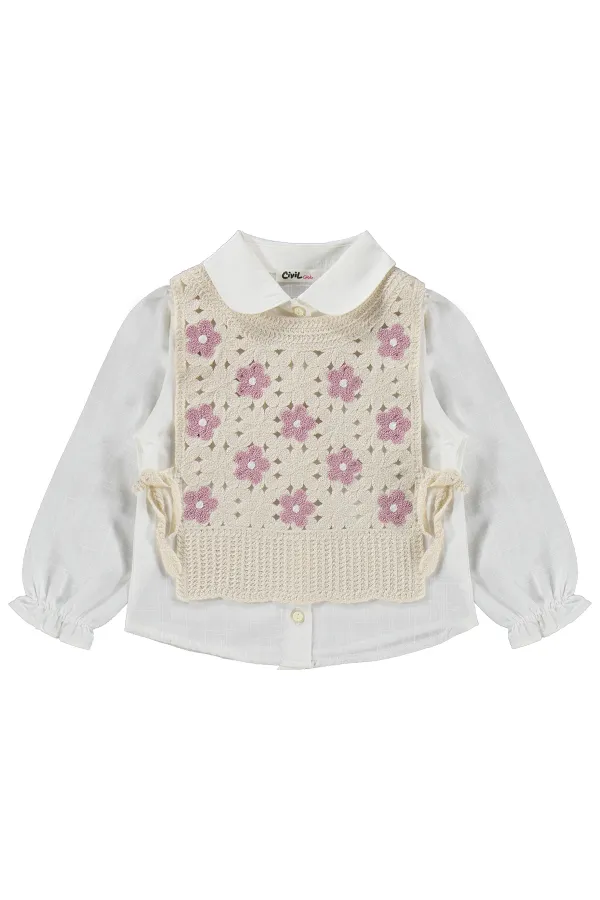 Girls' Team Set 2-5 Years Old, Off-White - Package