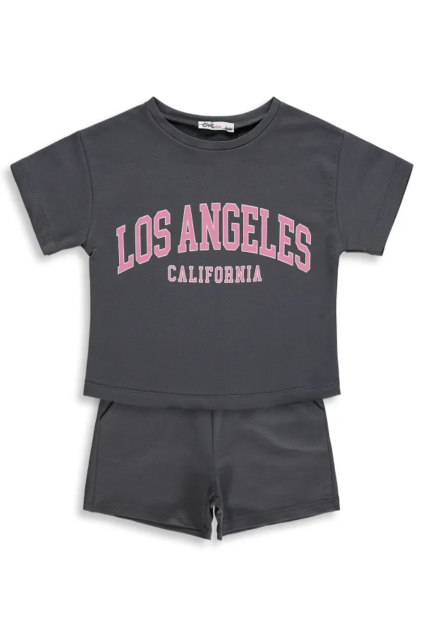 Girls' Team Set 2-5 Years Anthracite - Package Girls' Team Set 2-5 Years Anthracite - Package