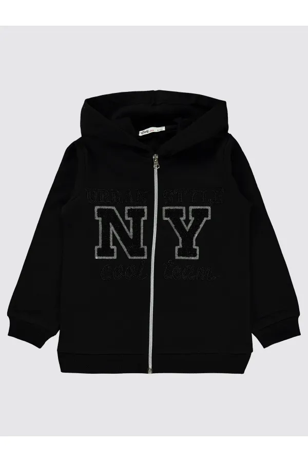 Girl Cardigan 6-9 Years Old Black - Package