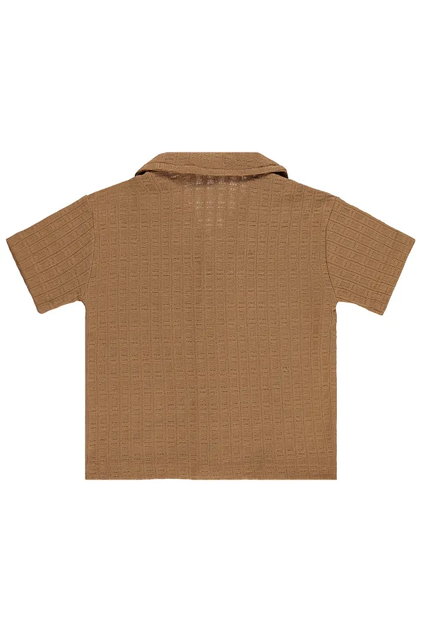 Lot de t-shirts marron pour garçons de 2 à 5 ans Lot de t-shirts marron pour garçons de 2 à 5 ans