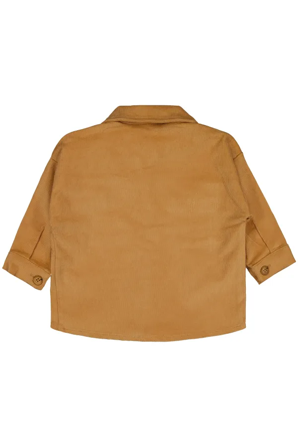 Bebek Gömlek 0-24 Ay Koyu Hardal - Paket