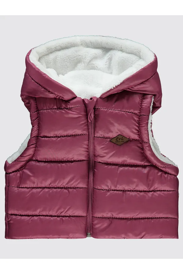 Bebek Yelek 0-24 Ay Gül Kurusu - Paket