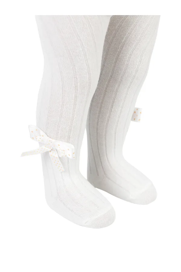 Collants bébé 0-24 mois écru - Lot