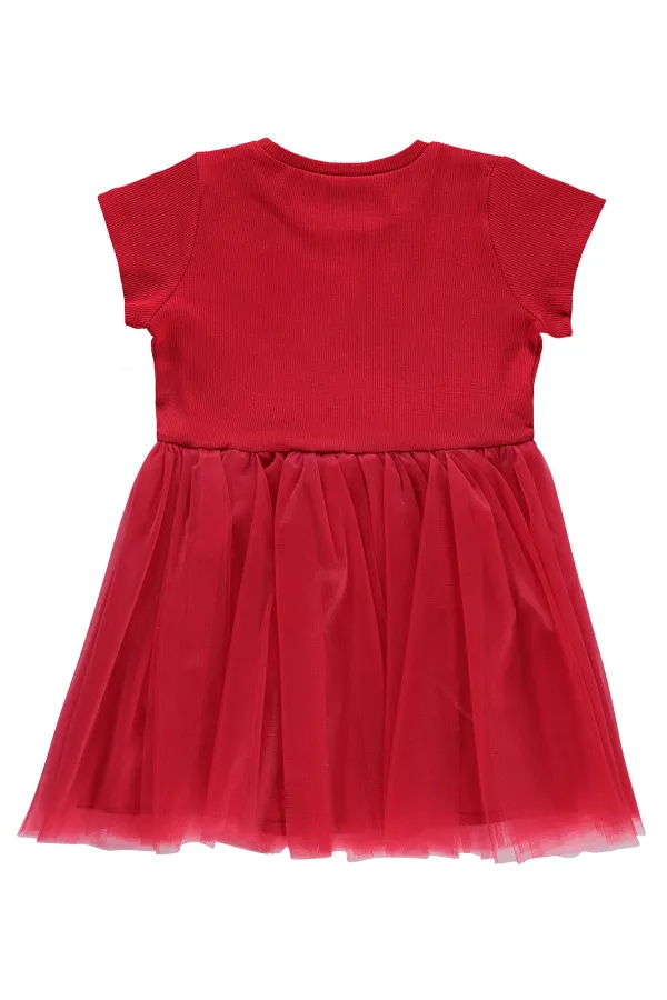 Combinaison et robe pour filles, 6-9 ans, rouge - Emballage