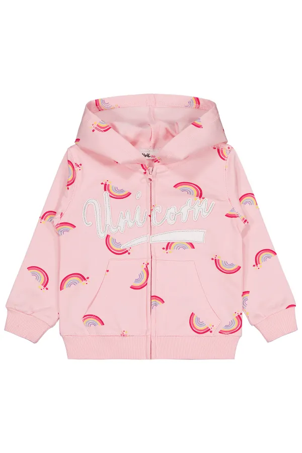 Kız Çocuk Hırka 2-5 Yaş Pembe - Paket