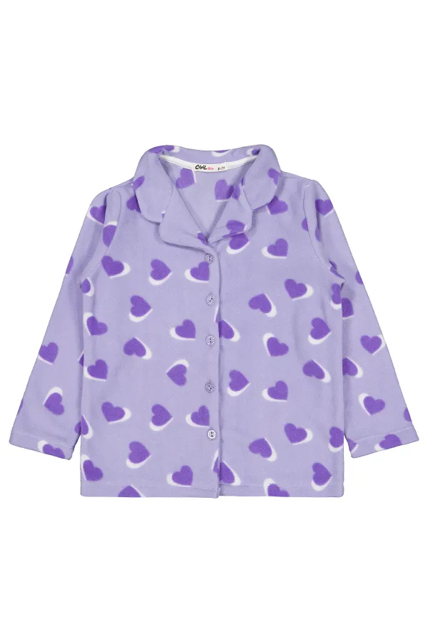 Ensemble pyjama fille 10-13 ans lilas - Emballage
