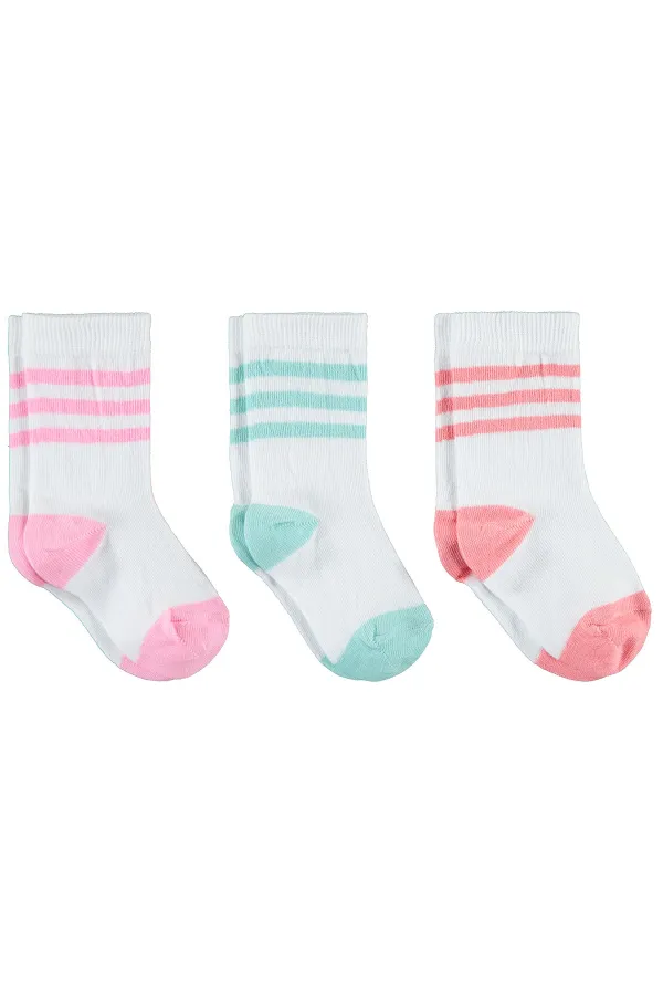 Chaussettes pour filles de 2 à 9 ans, taille standard - Emballage civil