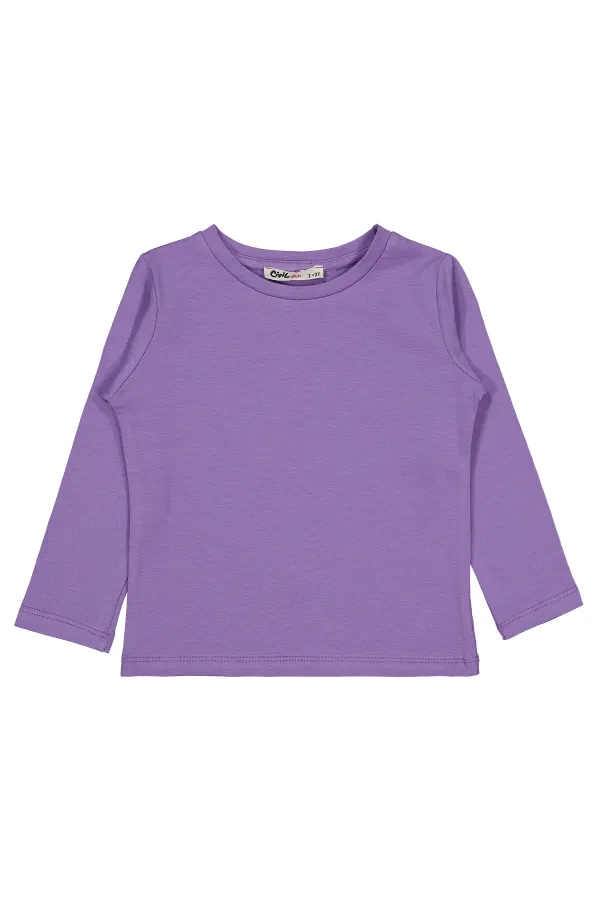 Girl's Sweatshirt 2-5 Years Purple - Package