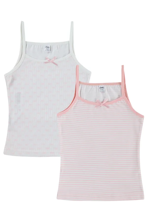 Girls' Athletic Tank Top, Ages 2-9, Standard Package