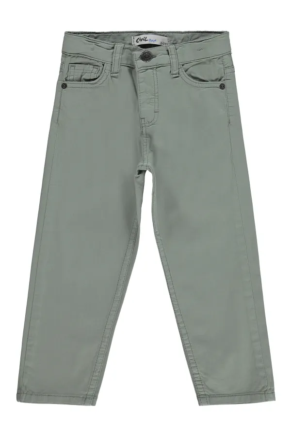 Pantalon garçon, 2-5 ans, vert clair - Lot