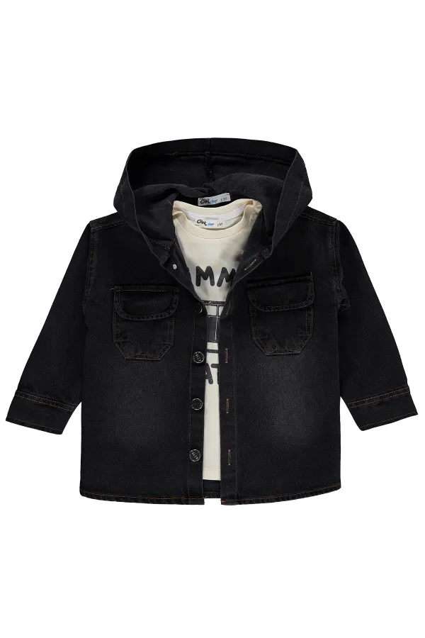 Erkek Çocuk Gömlek Set 2-5 Yaş Füme - Paket