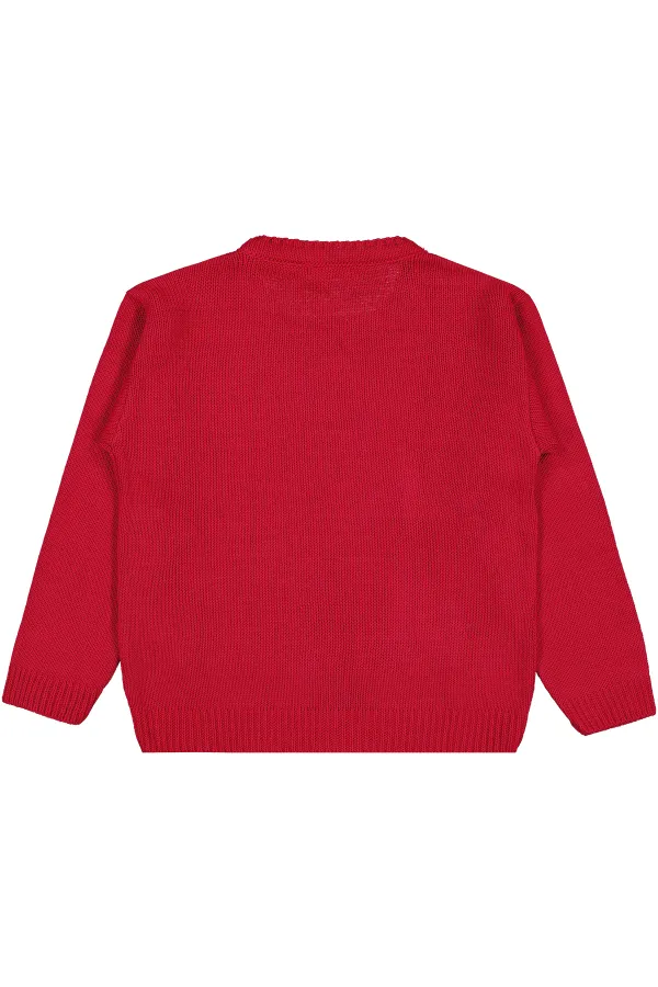 Pull fuchsia pour fille de 6 à 9 ans - Emballage