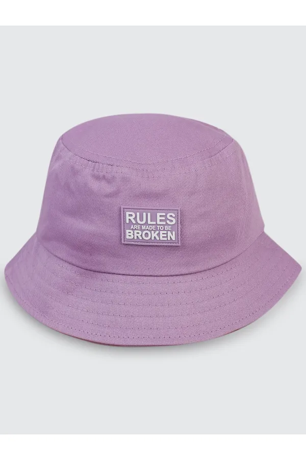 Chapeau et béret lilas pour fille de 6 à 9 ans - Ensemble