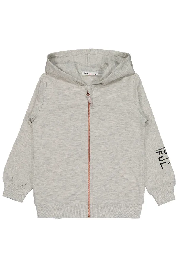 Gilet fille 10-13 ans écru Melanj - Emballage