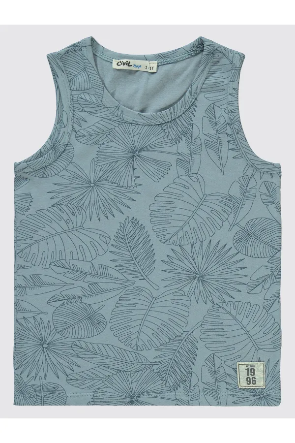 Boys' Suit 2-5 Years Old Soft Blue - Package