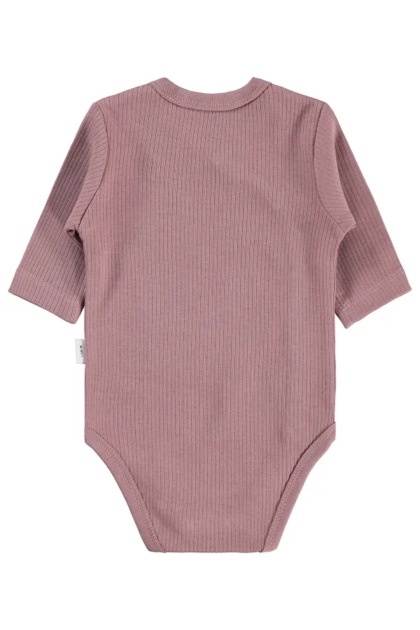 Bebek Çıtçıtlı Badi 0-24 Ay Kahve - Paket