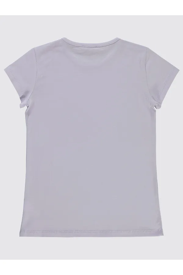 Kız Çocuk Tişört 10-13 Yaş Nazik Lavanta - Paket