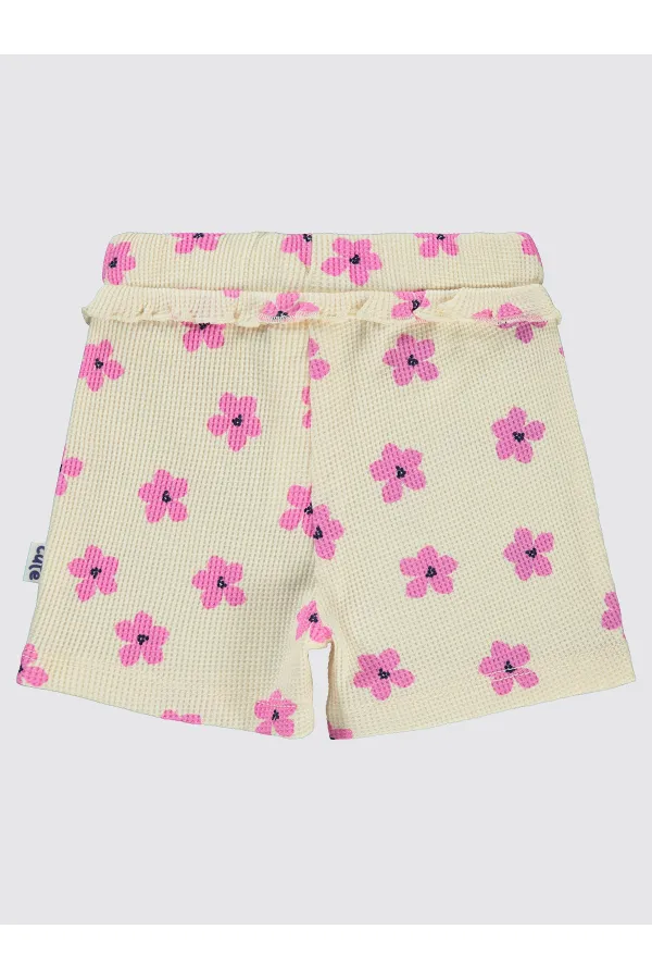 Bebek Şort 0-24 Ay FilDişi - Paket