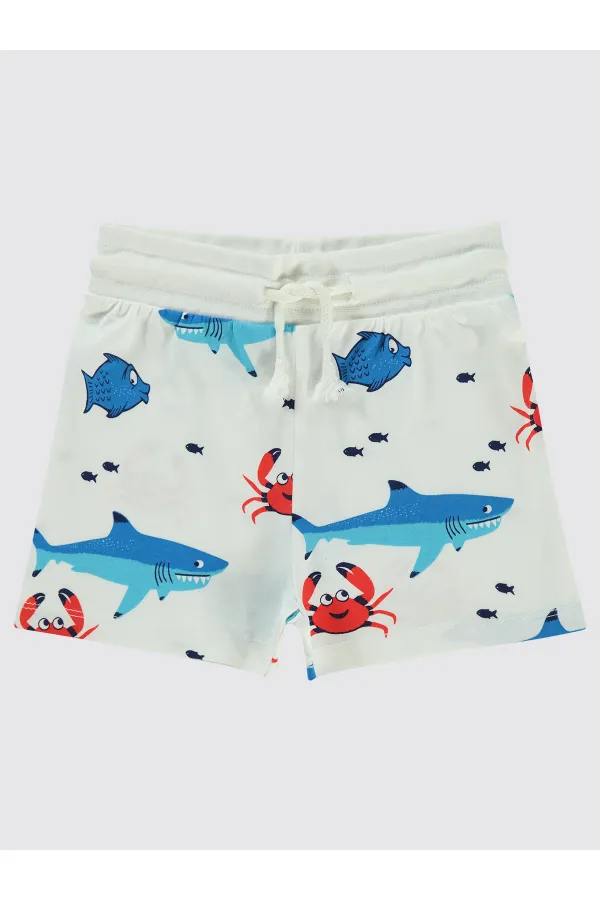 Shorty garçon 2-5 ans écru - Paquet