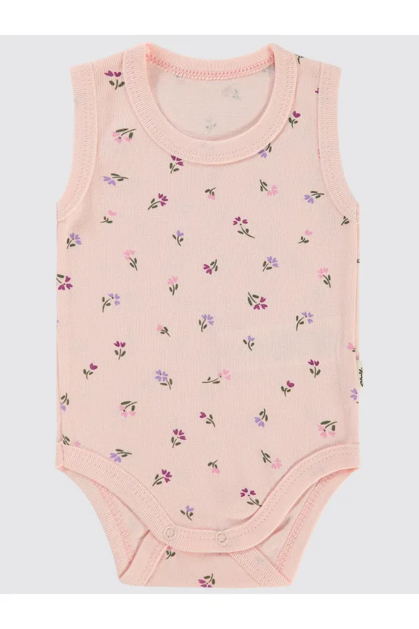 Body bébé à boutons-pression rose 0-24 mois - Lot