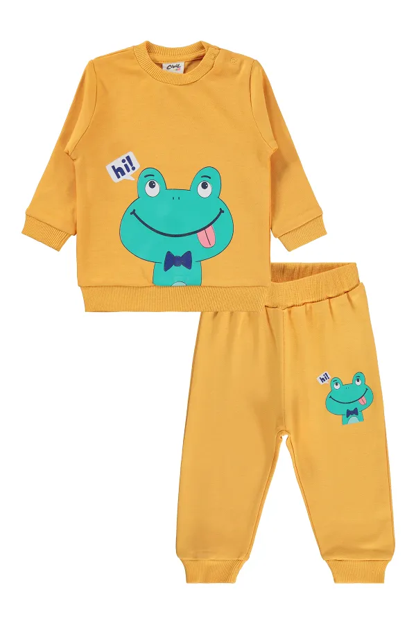 Ensemble bébé 0-24 mois moutarde - Lot