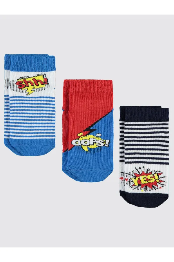 Standart Erkek Çocuk-Patik Çorap  - Paket