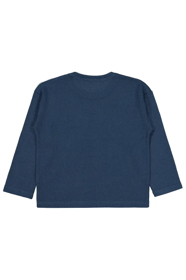 Boys Sweatshirt 6-9 Years Indigo - Package