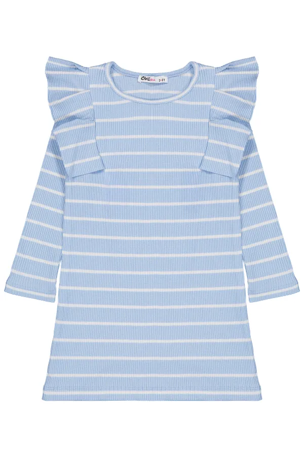 Girl's Vest and Dress 2-5 Years Blue - Package