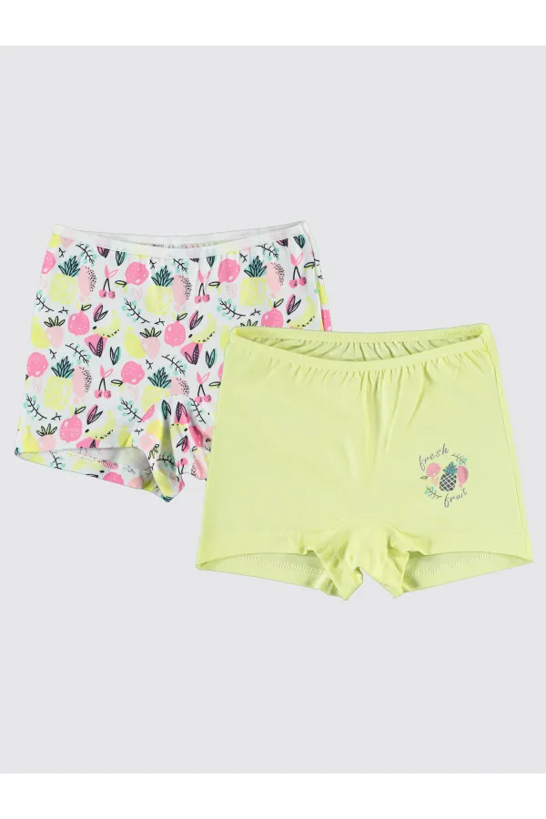 Kız Çocuk Boxer 2-9 Yaş Standart - Paket